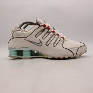 Nike Shox NZ SL Women's 8.5 White Blue Silver Athletic Sneakers 314561-113